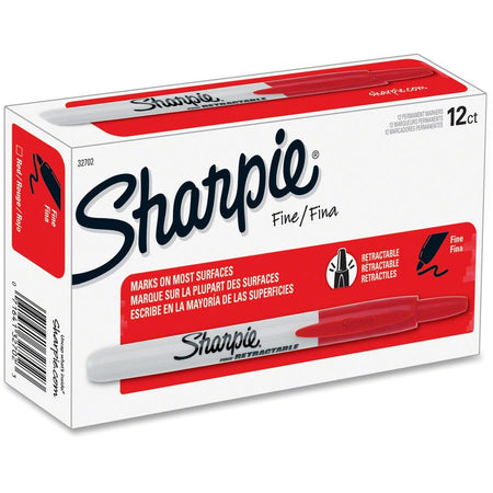 Sharpie Retractable Fine Point Permanent Marker - Rear
