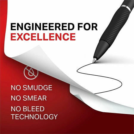 Sharpie S-Gel Gel Pen: 0.7mm Medium Point Refillable Retractable - Black Ink - Pens
