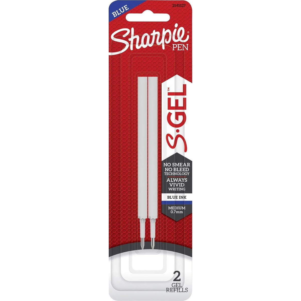 Sharpie S-Gel Pen Refill: 0.70mm Blue Ink - Smear & Bleed Proof - 2 Pack - Refills