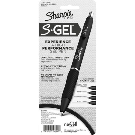 Sharpie S-Gel Pens - Rear