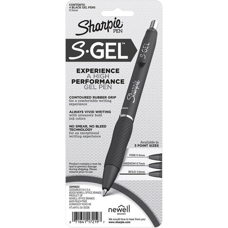 Sharpie S-Gel Pens - Rear