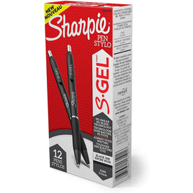 Sharpie S-Gel Pens: 0.5mm Retractable Black Ink Gel Pens