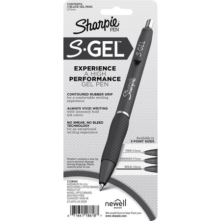 Sharpie S-Gel Pens - Rear
