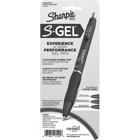 Sharpie S-Gel Pens - Rear