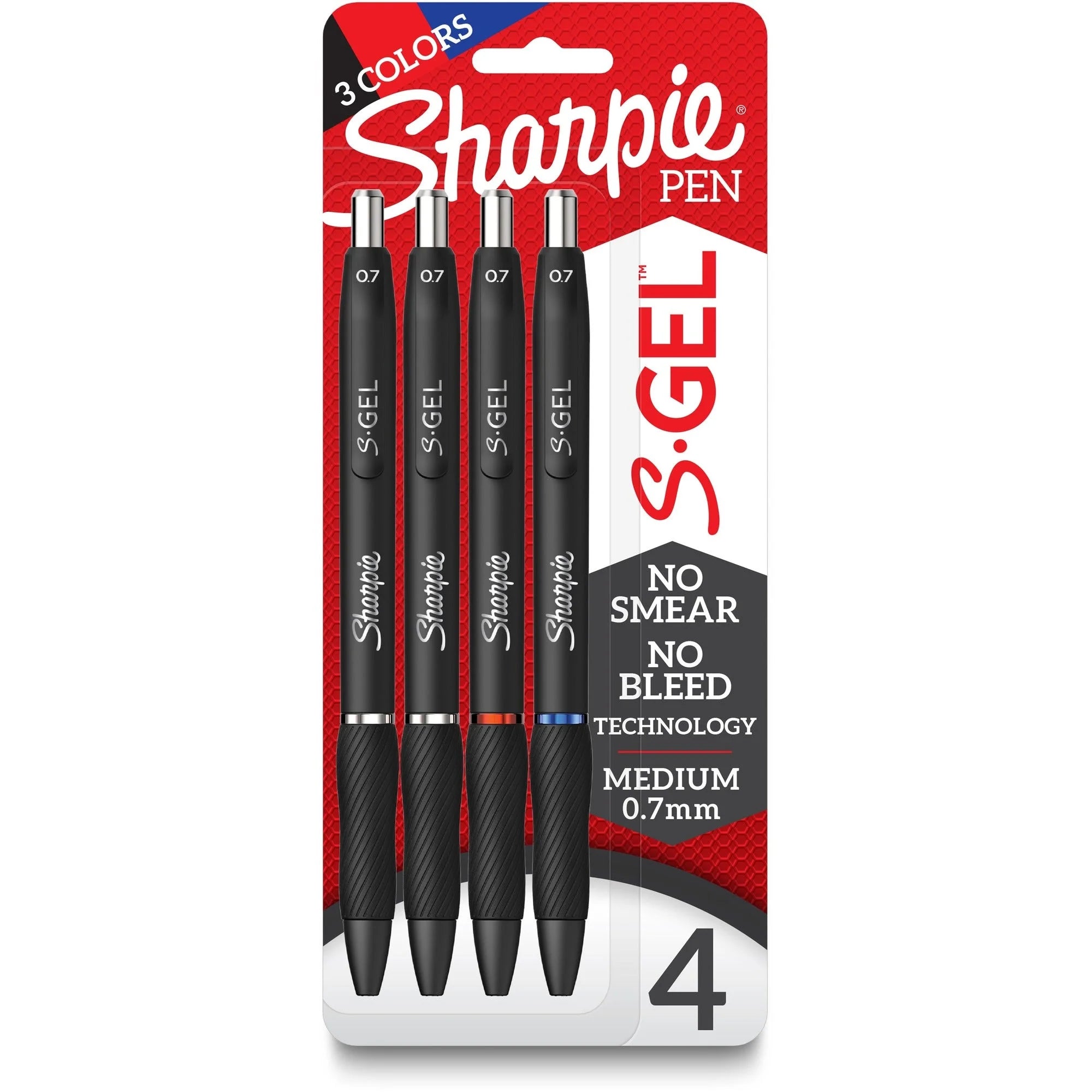Sharpie S-Gel Pens: 0.7mm Medium Point Gel-based Ink - Refillable & Retractable - Pens