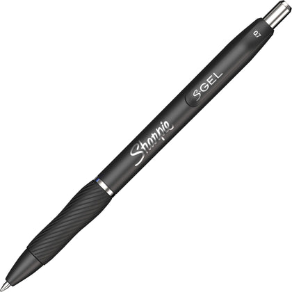 Sharpie S-Gel Pens: 0.7mm Retractable Black Gel Ink - 36/Box - Pens