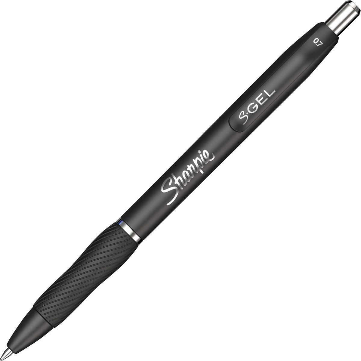 Sharpie S-Gel Pens: 0.7mm Retractable Black Gel Ink - 36/Box - Pens