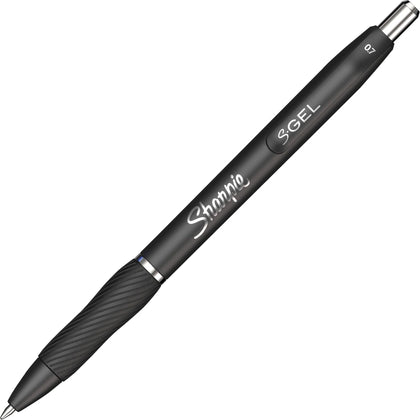 Sharpie S-Gel Pens: 0.7mm Retractable Black Gel Ink - 36/Box - Pens