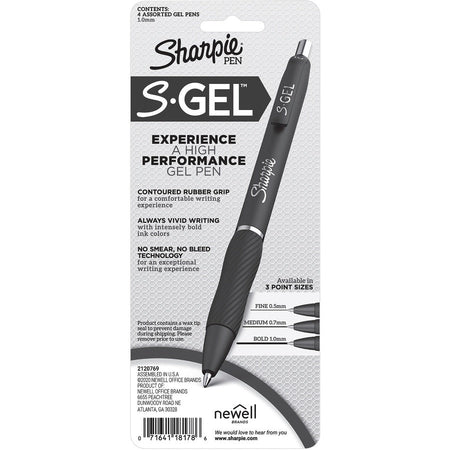 Sharpie S-Gel Pens - Rear