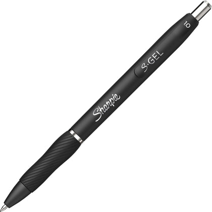 Sharpie S-Gel Pens: 1mm Retractable Black Gel Ink - 36/Box - Pens