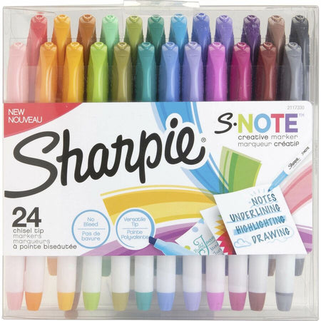 Sharpie S-Note Creative Markers, Chisel Tip - Front