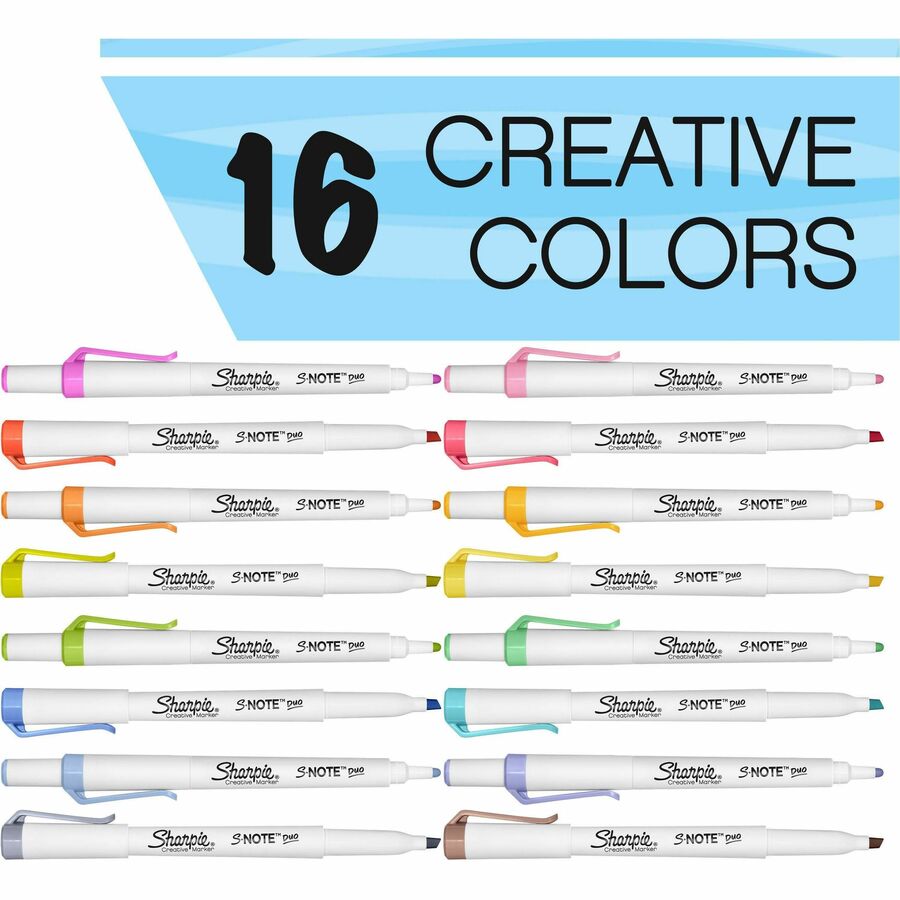 Sharpie S-Note Duo Dual-Tip Markers - Alternate-Image2