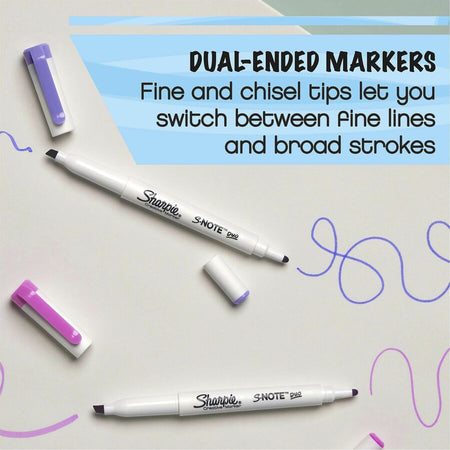 Sharpie S-Note Duo Dual-Tip Markers - Alternate-Image2