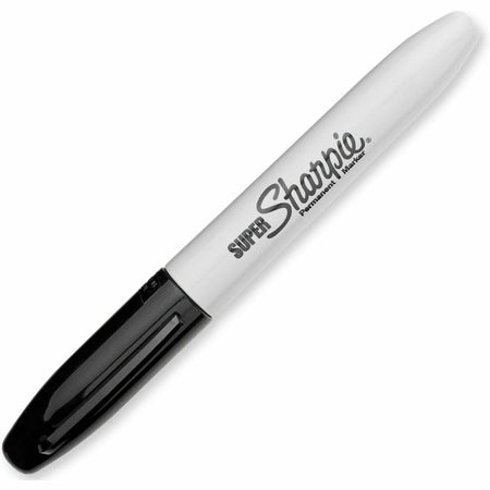 Sharpie Super Fine Permanent Marker - Bold Black Ink - 1 Each - Markers & Dry-Erase