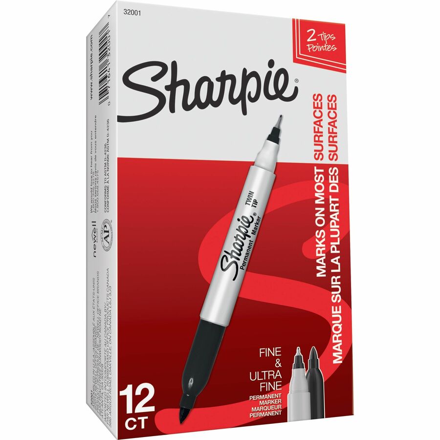 Sharpie Twin Tip Permanent Markers - Rear