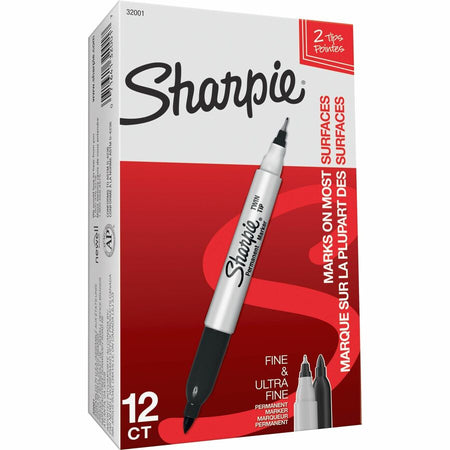 Sharpie Twin Tip Permanent Markers - Rear