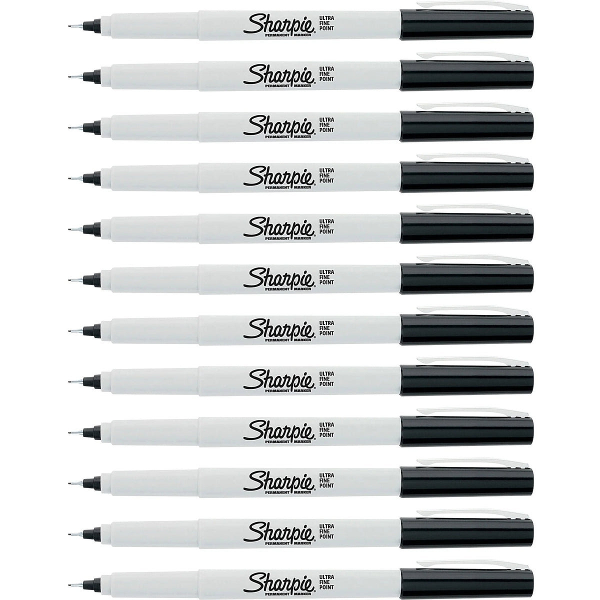 Sharpie Ultra Fine Permanent Markers - Alcohol-Based - 1 Dozen - & Dry-Erase