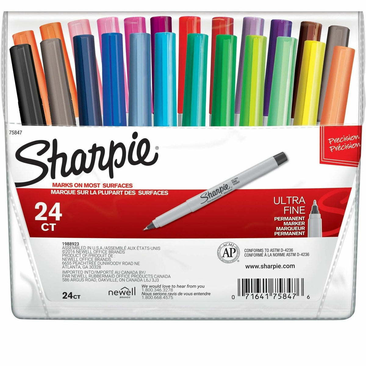 Sharpie Ultra Fine Point Permanent Marker Set - Assorted Colors - Alcohol Based Ink - Markers & Dry-Erase