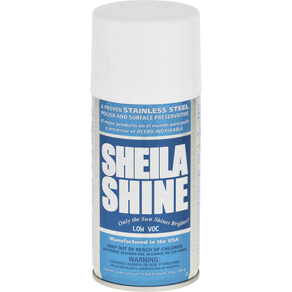 Sheila Shine Stainless Steel Polish - 10 fl oz - White - 12/Carton - Specialty Cleaners