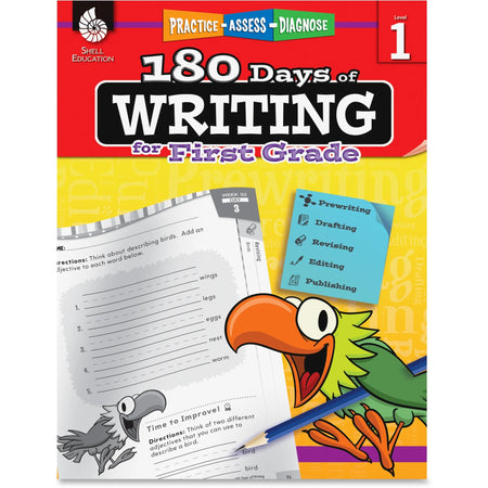 Shell Education 1st Grade Writing Book - 180 Days of - 216 Pages - Learning Books & Activities