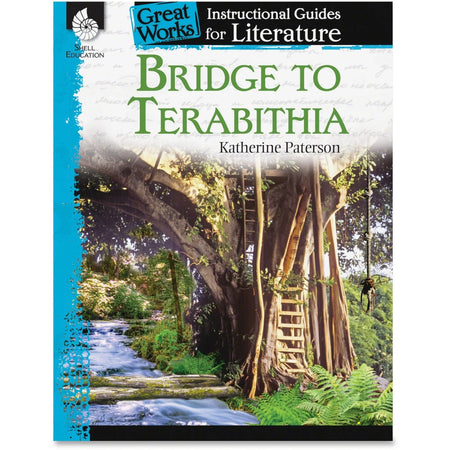 Shell Education Bridge to Terabithia Instructional Guide - Katherine Paterson - Grade 4-8 - Learning Books & Activities