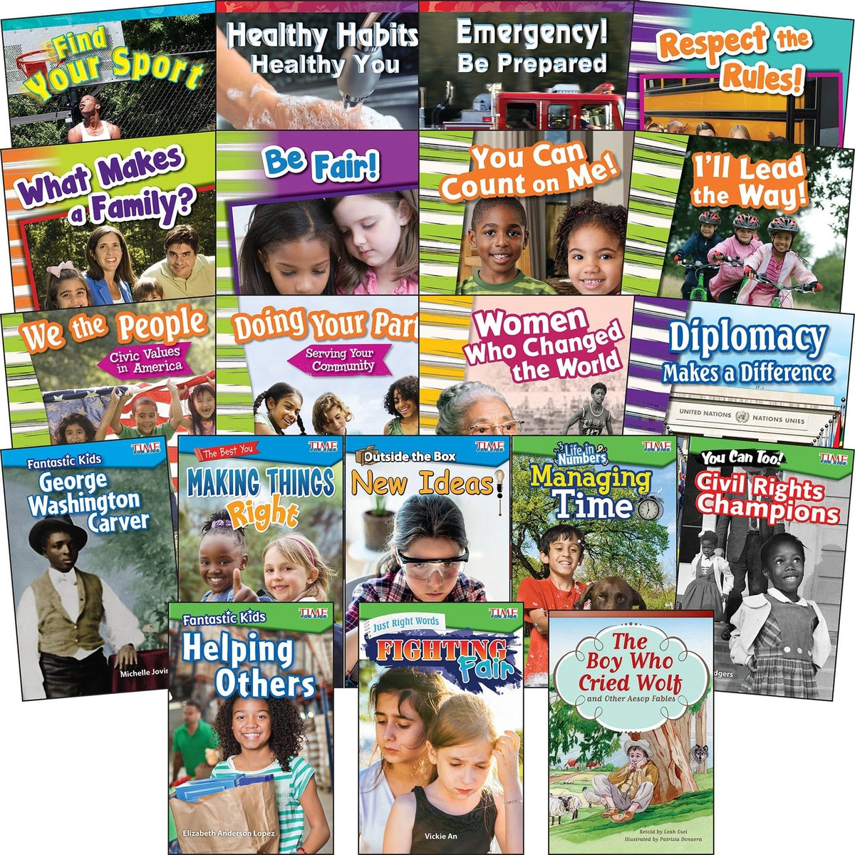 Shell Education CASEL Book Set for Grades 2-3: Multilingual Printed Books - Learning & Activities
