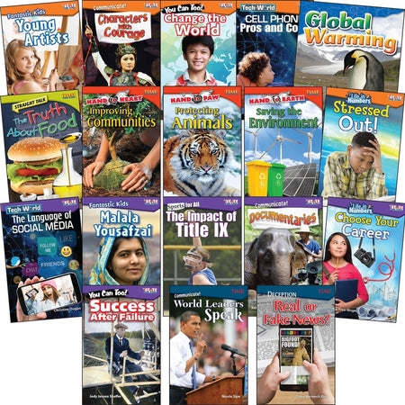Shell Education CASEL Book Set for Grades 4-5: Multilingual Printed Books - Learning & Activities