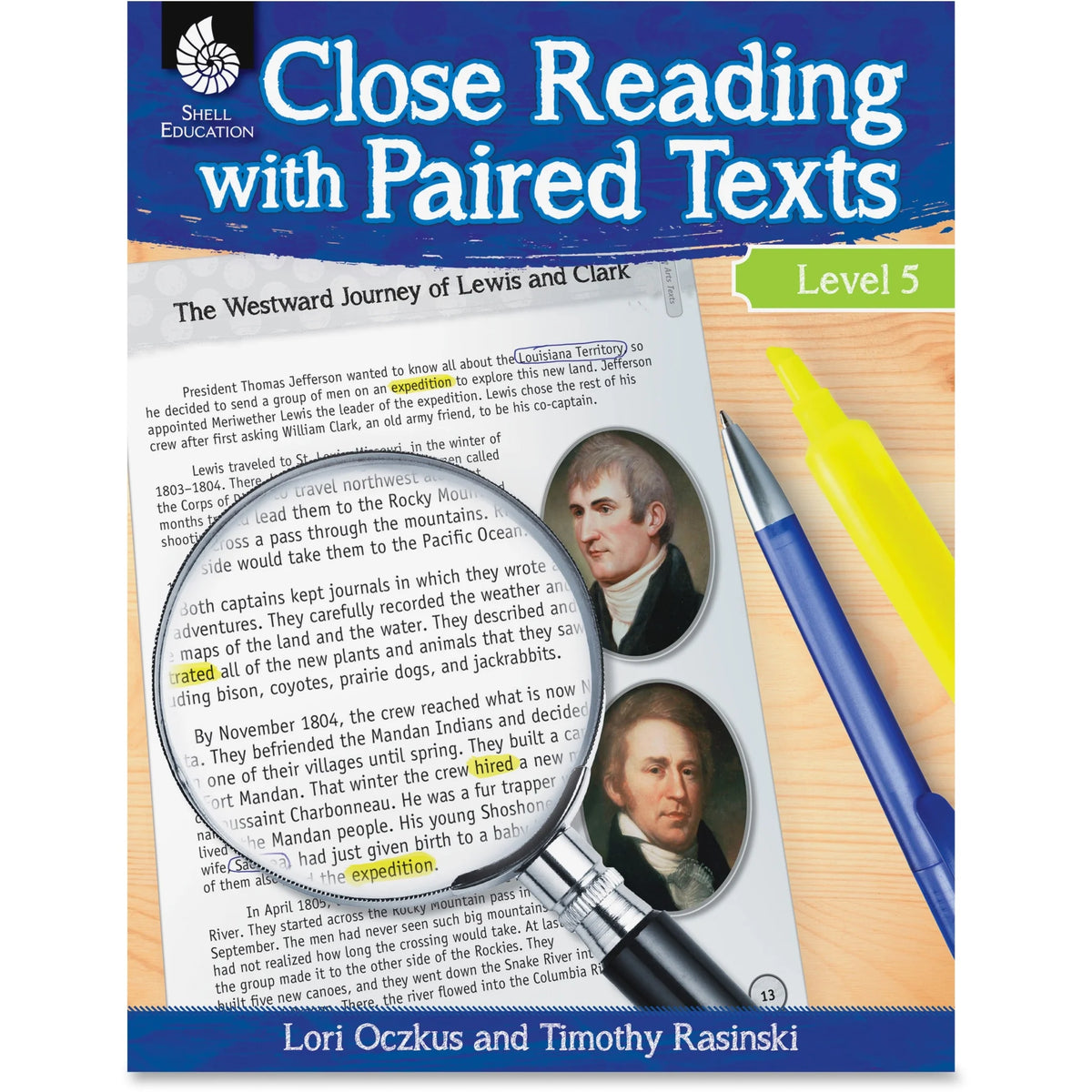 Shell Education Close Reading Level 5 Guide by Oczkus & Rasinski - 128 Pages - Reference Books