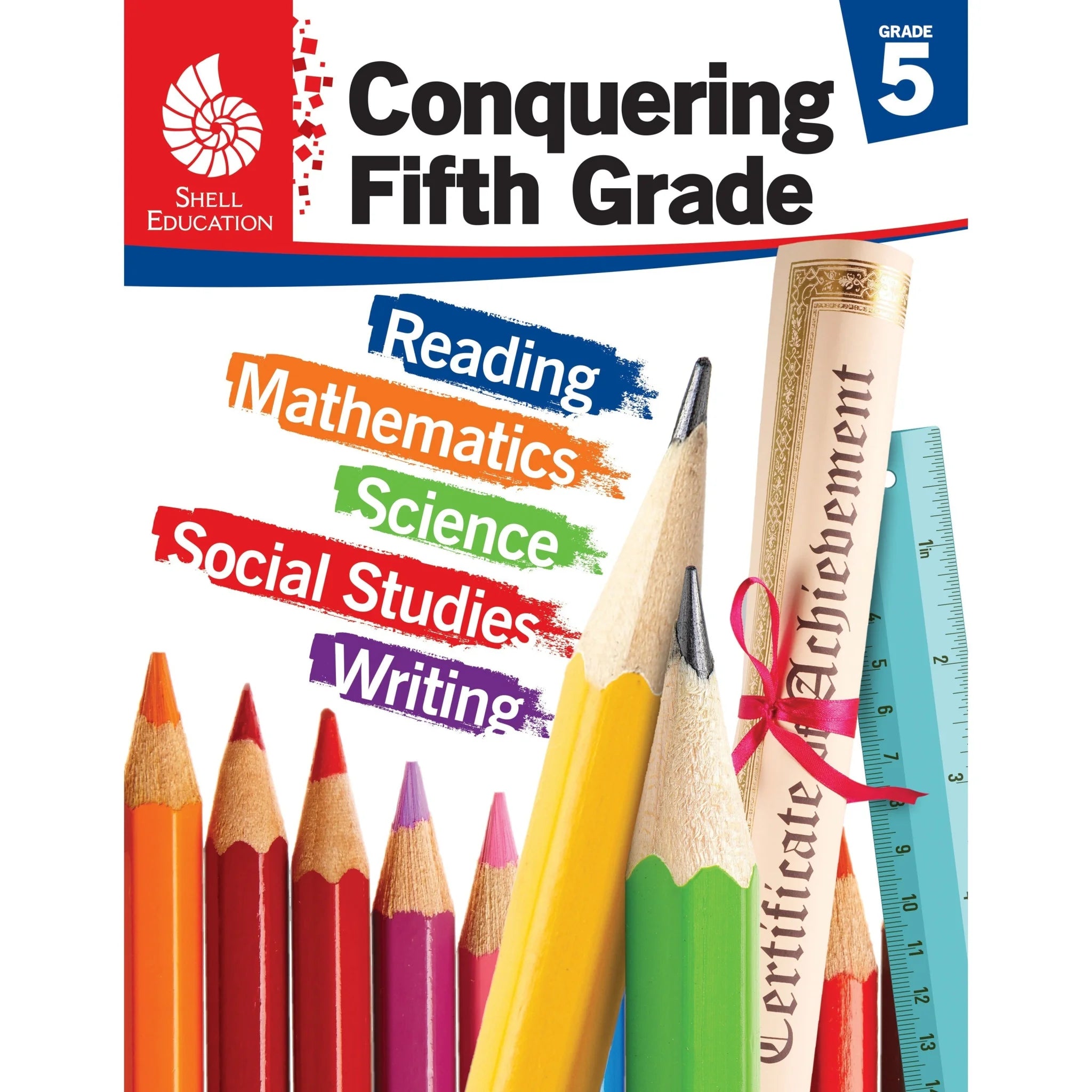 Shell Education Conquering Fifth Grade 4-Book Set - 4-5 Printed Book - Learning Books & Activities