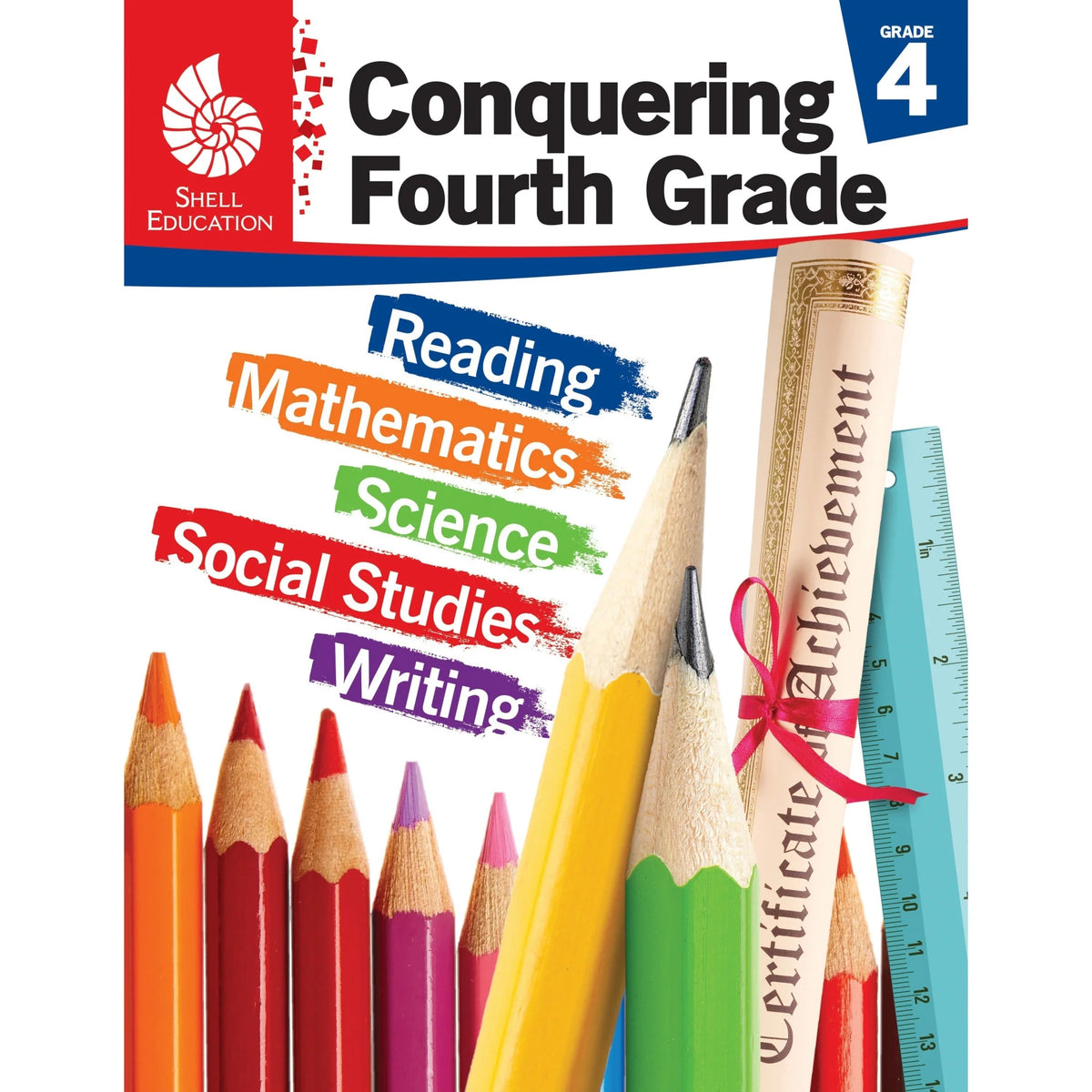 Shell Education Conquering Home/Classwork Book Set for Grade 4-5 - Multilingual - Learning Books & Activities