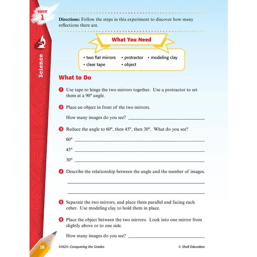 Shell Education Conquering Home/Classwork Book Set for Grade 4-5 - Multilingual - Learning Books & Activities