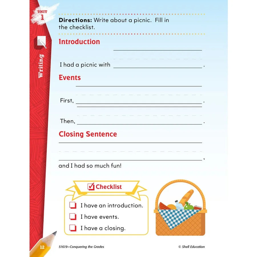 Shell Education Conquering Home/Classwork Book Set - Grade K - Multilingual - Learning Books & Activities