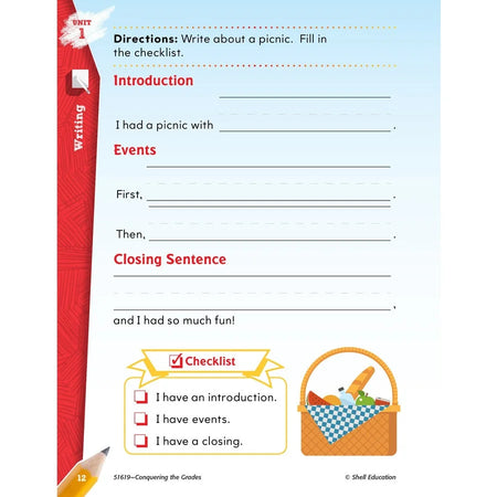 Shell Education Conquering Home/Classwork Book Set - Grade K - Multilingual - Learning Books & Activities