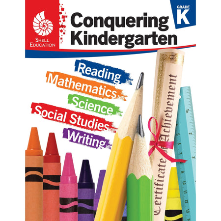 Shell Education Conquering Home/Classwork Book Set - Grade K - Multilingual - Learning Books & Activities