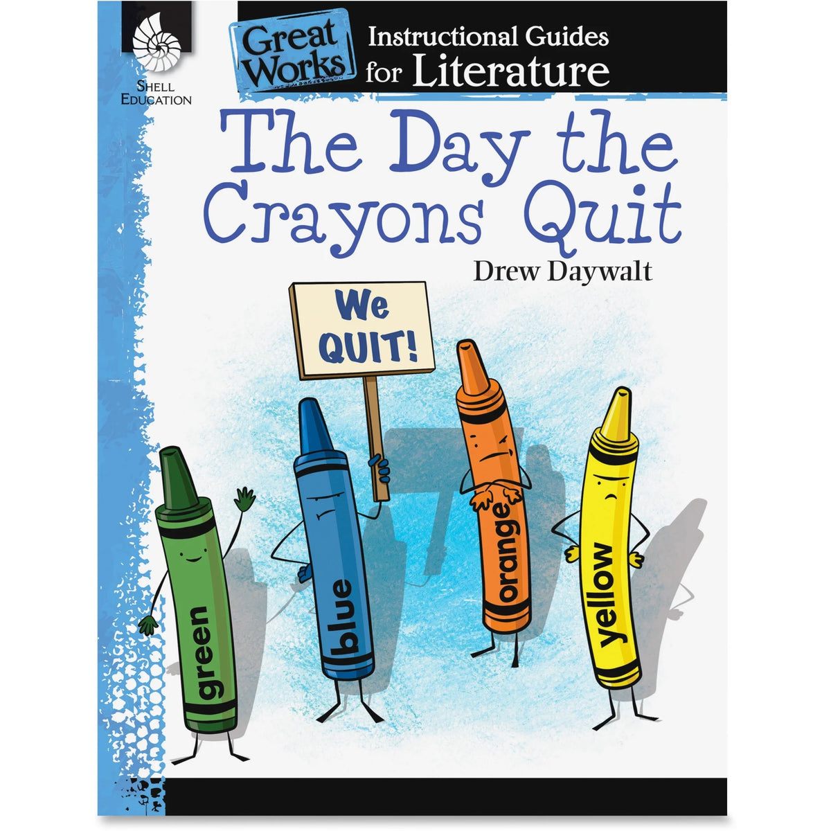 Shell Education Crayons Quit Instructional Guide - 72 Page Book Grade 3 - Learning Books & Activities