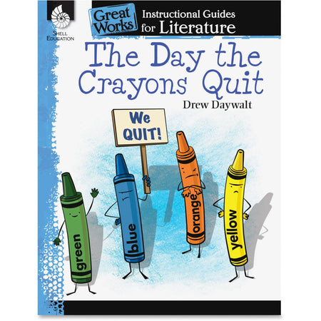 Shell Education Crayons Quit Instructional Guide - 72 Page Book Grade 3 - Learning Books & Activities