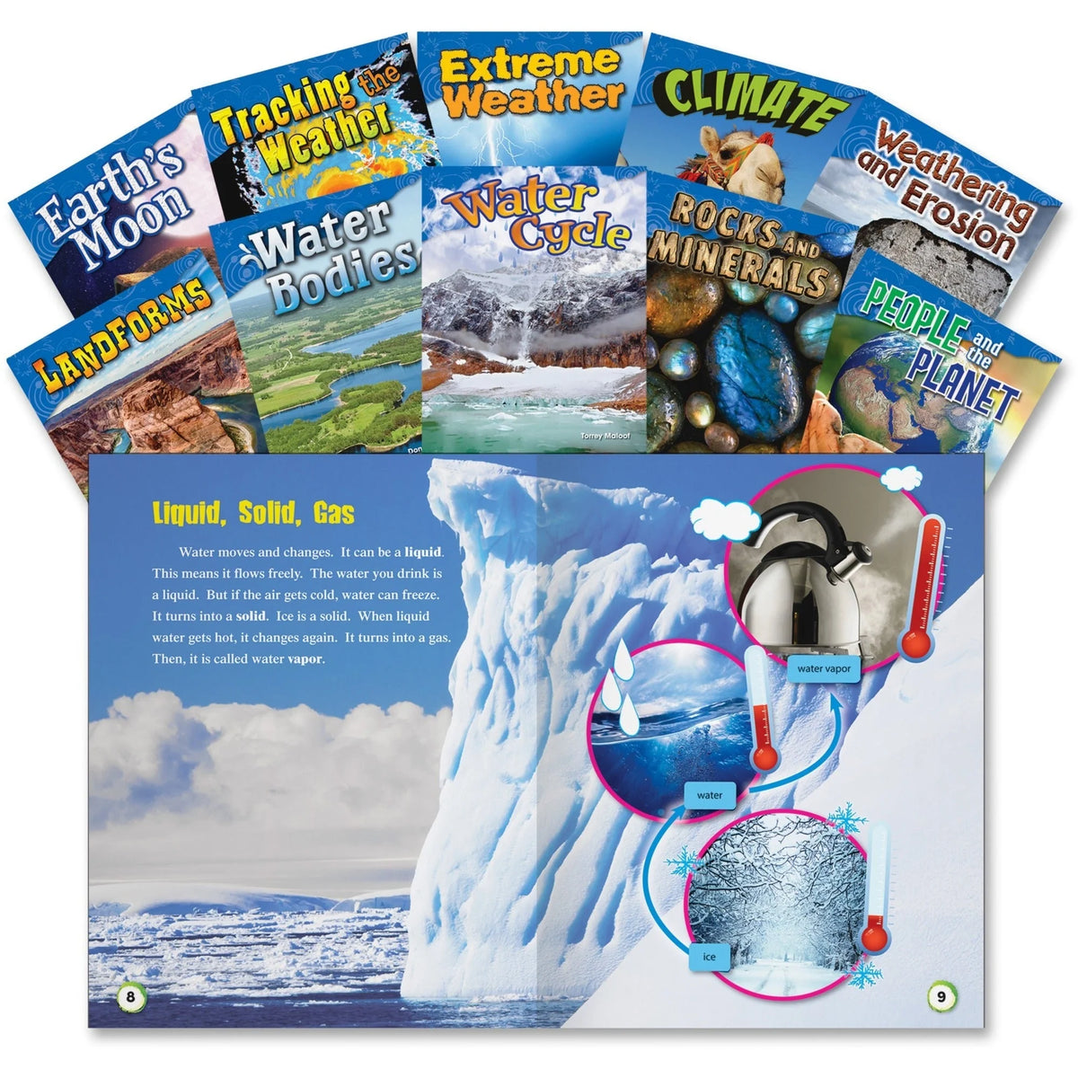 Shell Education Earth and Science Books for Grades 2-3 - Set of 10 Printed - Learning & Activities