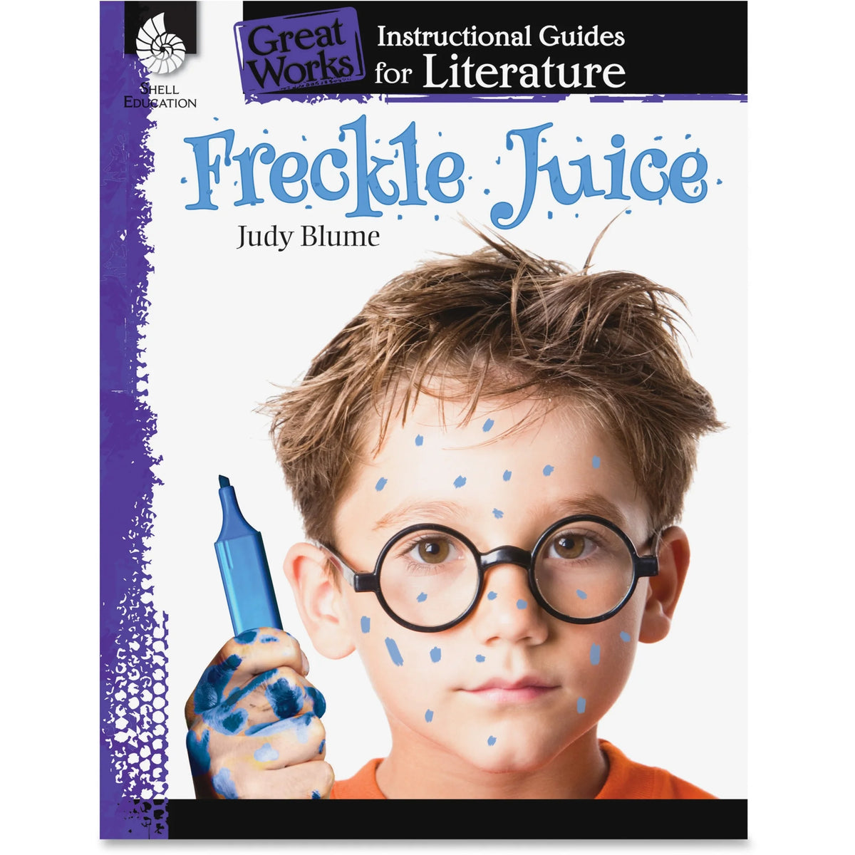 Shell Education Freckle Juice Instructional Guide - Judy Blume Book - Grades 3-5 - Learning Books & Activities