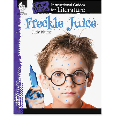 Shell Education Freckle Juice Instructional Guide - Judy Blume Book - Grades 3-5 - Learning Books & Activities