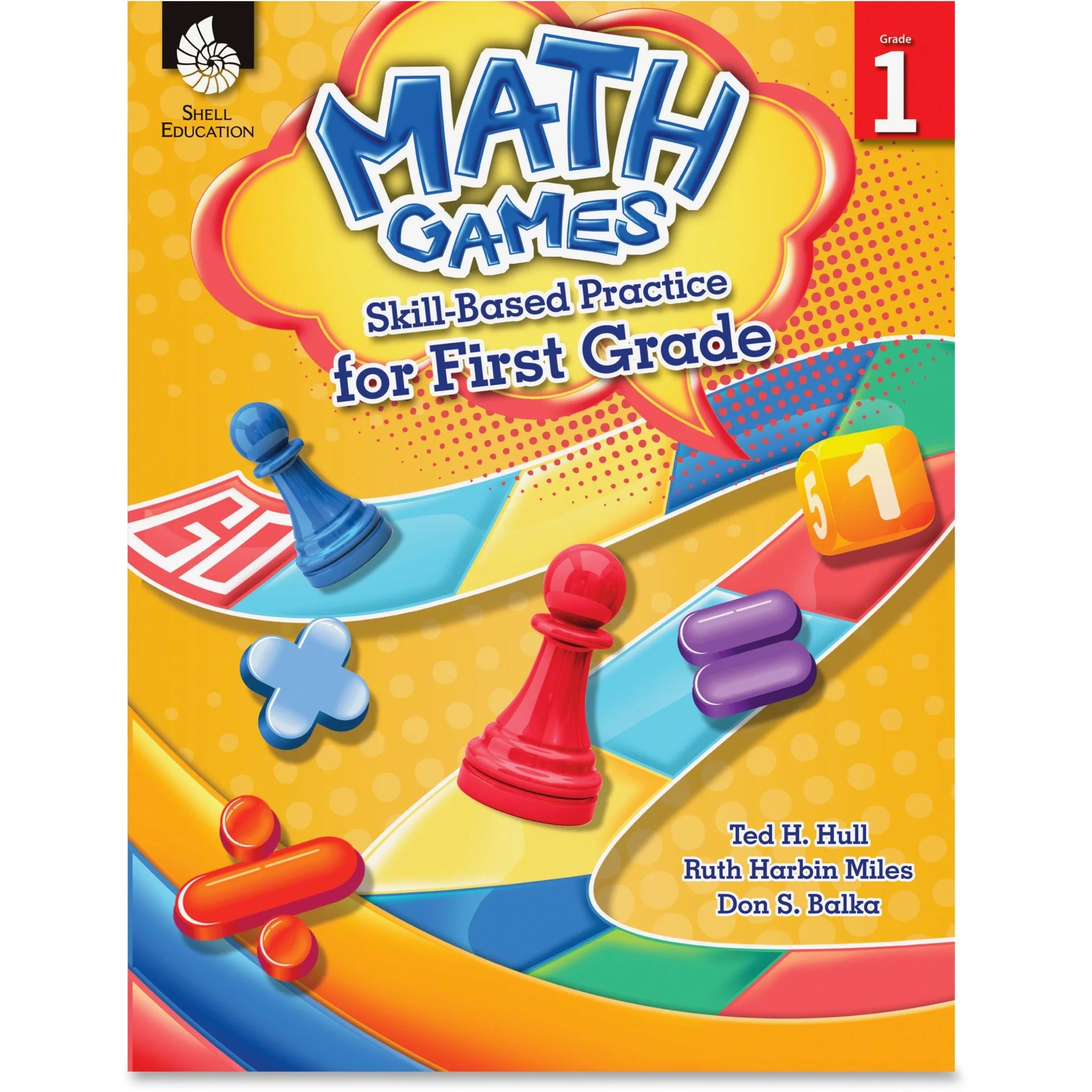 Shell Education Grade 1 Math Games Skills-Based Practice Book - 144 Pages - Learning Books & Activities