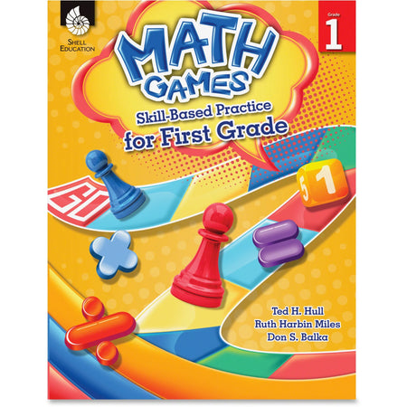 Shell Education Grade 1 Math Games Skills-Based Practice Book - 144 Pages - Learning Books & Activities