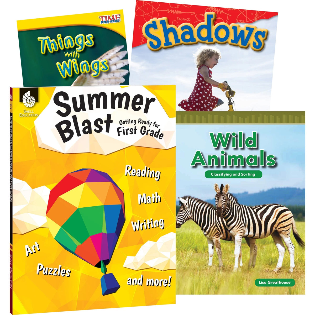 Shell Education Grade 1 Summer STEM Bundle Set by Jodene Smith - Learning Books & Activities