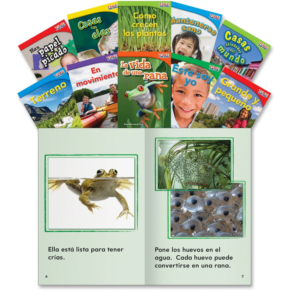 Shell Education Grade 1 TFK Science Spanish Book Set - Printed - Learning Books & Activities