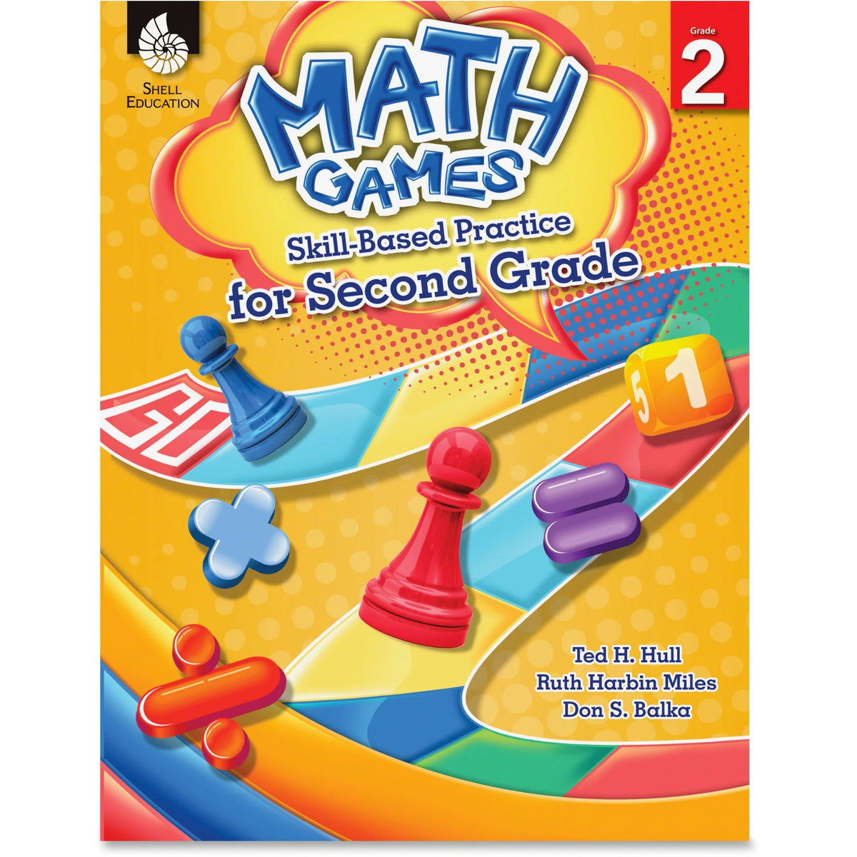 Shell Education Grade 2 Math Games Skills-Based Practice Book - 160 Pages - Learning Books & Activities