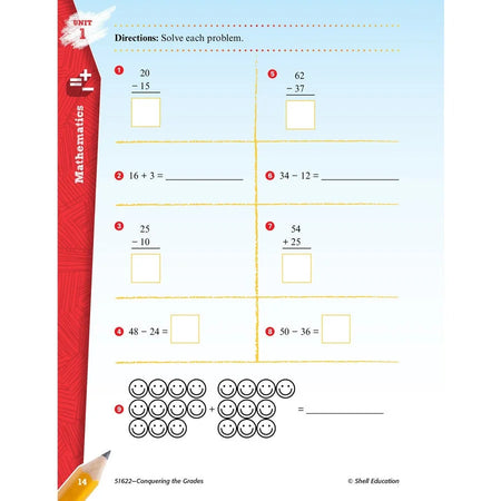 Shell Education Grade 3 Conquering Home/Classwork Book Set - Multilingual - Learning Books & Activities