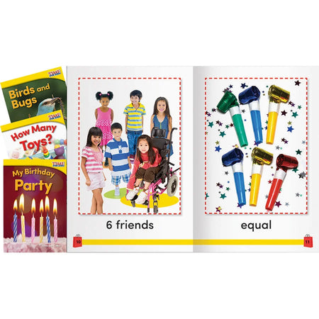 Shell Education Grade K Time for Kids Book Set 1 - Educational Printed - Learning Books & Activities