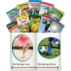 Shell Education Grade K Time for Kids Book Set 2 - Educational Printed - Learning Books & Activities