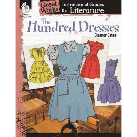 Shell Education Hundred Dresses Book by Eleanor Estes - Grade K-3 Learning Resource - Books & Activities