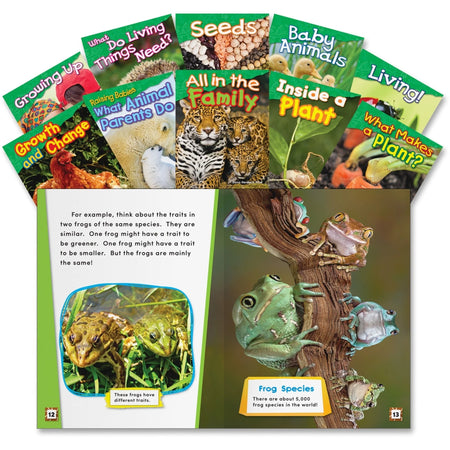 Shell Education K & 1st Grade Life Science Books - Educational Publishing - Set of 10 - Learning Activities