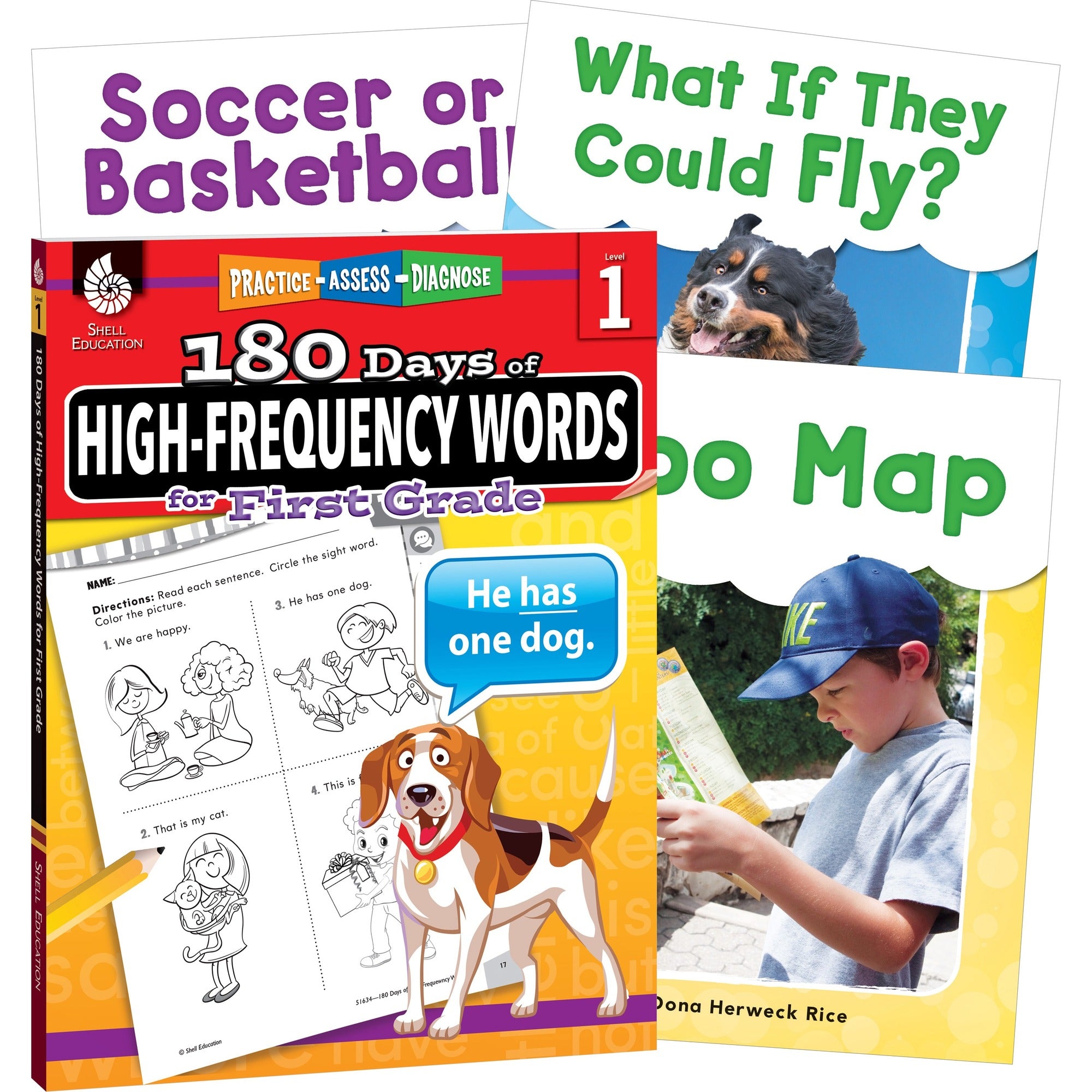 Shell Education Learn At Home Grade 1 Frequency Words Printed Book - 2000